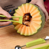 4 In 1 Melon Baller Scoop Watermelon Cutter Fruit Carving Tools Set