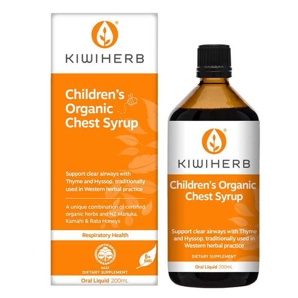Kiwiherb Children’s Organic Chest Syrup 200ml