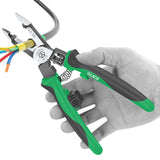 ElectriciansProfessional  9 inch Wire Stripper Cutter Crimper Pliers Hand Tool