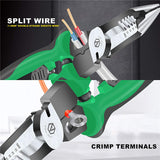 ElectriciansProfessional  9 inch Wire Stripper Cutter Crimper Pliers Hand Tool
