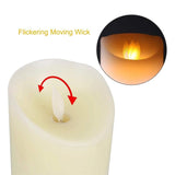 LED Flameless Remote Flickering Moving Candle Lights