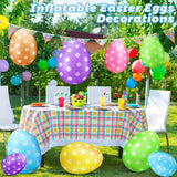 2pcs Large Easter Inflatable Egg Balloons Party Decor Ornaments