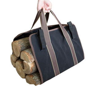 Large Firewood Canvas Log Carrier Bag