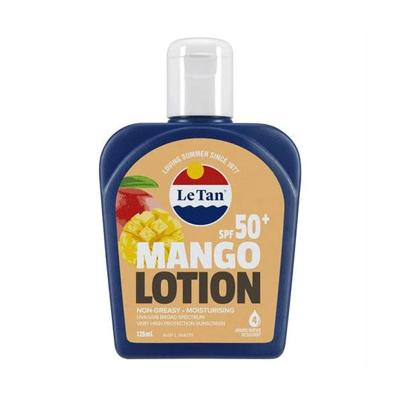 Le Tan SPF50+ Mango Lotion 125mL