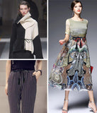 Hand-knitted Skinny Braided Tassel Waist Belts for Women Dresses Skirt