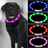 Led Usb Pet Dog Luminous Flashing Glow Glowing Night Collar