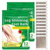 Ginger Foot Soak Leg Slimming Foot Bath Foot Reflexology Spa Relax Massage (12PCS)