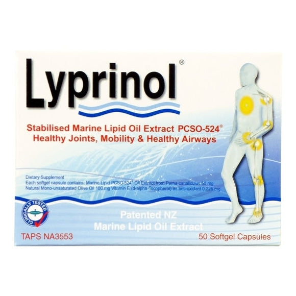 Lyprinol Marine Lipid Oil Extract 50 Capsules