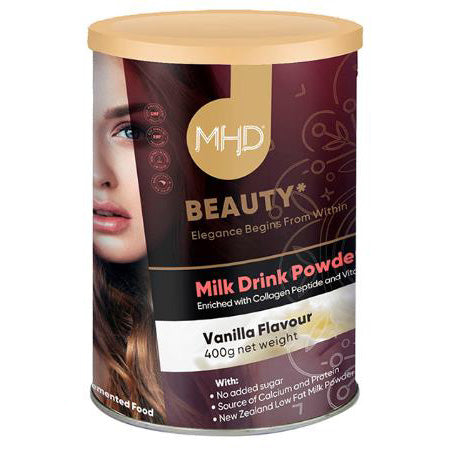 MHD Beauty Pure Collagen Milk Drink Powder Vanilla Flavour 400g