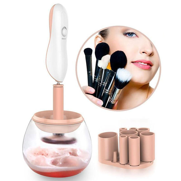 Electric Automatic Makeup Brush Cleaner Set