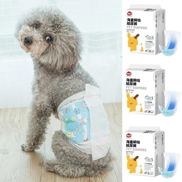 Male Dog Disposable Diaper Physiological Pants Leakproof Nappies