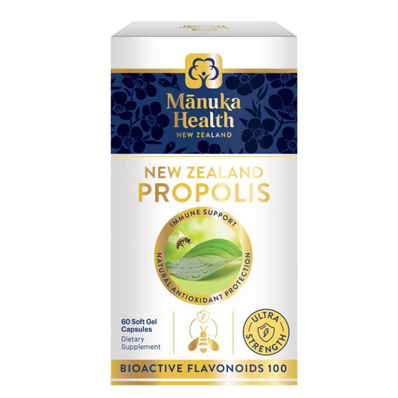 Manuka Health Bio 100 Highly Concentrated New Zealand Propolis 60 Capsules