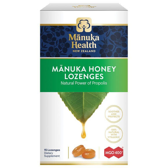 Manuka Health Manuka Honey Lozenges Propolis 15 Pack 65g