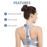 Men Women Posture Corrector Clavicle Back Support Shoulder Brace Pain Relief