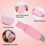 Menstrual Heating Massage Pad Heated Waist Belt Belly Back Pain Relief for Girls Women