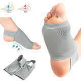 1 Pair Metatarsal Compression Arch Support Sleeves with Gel Pad