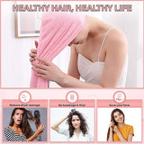 Microfiber Hair Towel Wrap Super Absorbent Twist Dry Hair Caps Bath Loop Fasten Salon Dry Hair Hat