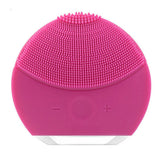 Mini Silicone Facial Sonic Cleansing Brush Massager Gentle Exfoliation