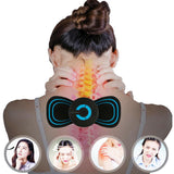 Mini Electric EMS Neck Back Massager Cervical Stimulator