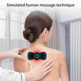 Mini Electric EMS Neck Back Massager Cervical Stimulator