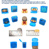 Monthly 31 compartments Day Pill Organizer Medicine Vitamin Holder Container