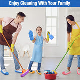Microfiber Mop Slipper Shoes Cover for Floor Cleaning Washable