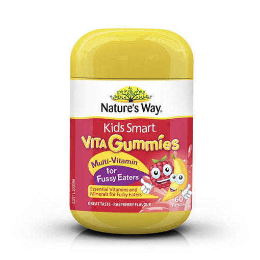 Nature's Way Kids Smart Vita Gummies Multi Vitamin for Fussy Eaters 60 Pastilles