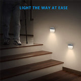 Cordless Battery-Powered LED Motion Sensor Night Wall Closet Lights