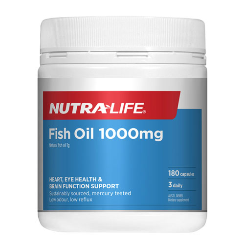 Nutra-Life Fish Oil 1000mg - 180 Capsules