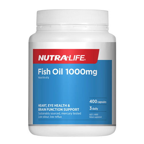 Nutra-Life Fish Oil 1000mg - 400 Capsules