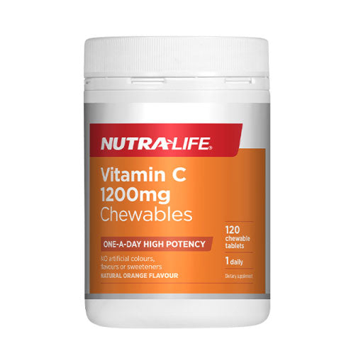 Nutra-Life One-a-Day Vitamin C 1200mg 120 Chewable Tablets