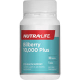 Nutra-Life Bilberry 10000 Plus - 30 Tablets