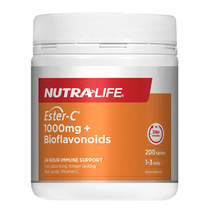 Nutra-life Ester-C 1000mg + Bioflavonoids 200 Tablets
