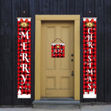 Christmas Hanging Door Porch Banner Christmas Ornaments Decor 180x30cm
