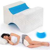 Orthopedic Knee Leg Pillow with Cooling Gel for Sciatica Relief Back Pain
