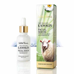 Parrs Wild Ferns Lanolin Facial Serum with Royal Jelly and Rosehip Oil 30ml