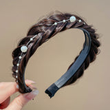 Pearl-Fishbone-Briad-Wig-Hairbands- for Women