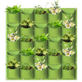 18/25/36/49/64/72 Pockets Hanging Planter Vertical Wall Mounted Planting Grow Bags