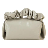 Portable Practical Smooth Surface Cloud Bag Simple Handbag