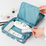 Portable Multifuncation Travel Makeup Toiletry Bag Organizer Case