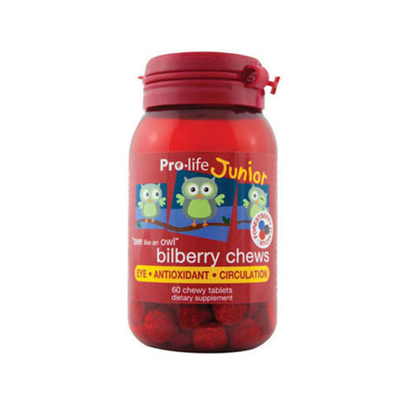 Pro-Life Bilberry Chews Forestberry - Junior 60 chewable tablets