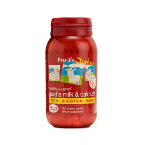 Pro-life Junior Goat Milk & Calcium Vanilla 500 Tablets