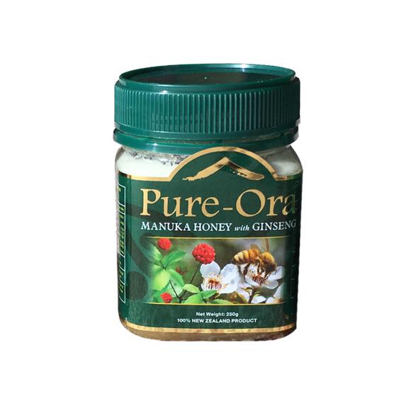 Pure-Ora Manuka Honey with Ginseng 250g