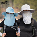 Fishing Hat Sun Protection Hat with Removable Mesh Face Neck Flap Cover