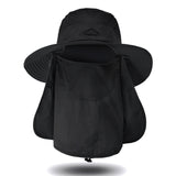 Fishing Hat Sun Protection Hat with Removable Mesh Face Neck Flap Cover