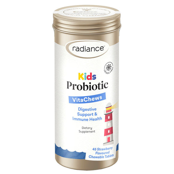 Radiance Kids Probiotic Strawberry 45 Chewable Tablets