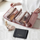 Roll-Up Travel Cosmetic Makeup Storage Bag Organizer