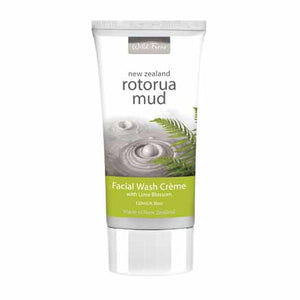 Parrs Wild Ferns Rotorua Mud Facial Wash Creme with Lime Blossom 130ml