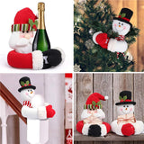 Santa Snowman Curtain Tiebacks Holdback Fastener Buckle Christmas Ornaments Home Holiday Decor