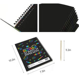 Scratch Art Paper Rainbow Books Best Gifts